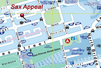 Edingburgh Fringe sax